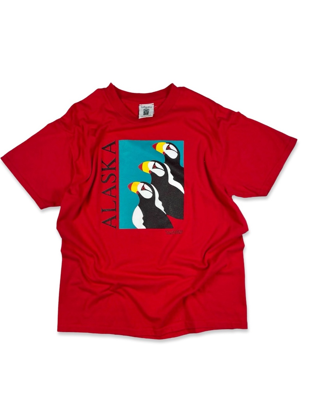 Vintage Juneau Alaska Puffins Destination T-Shirt